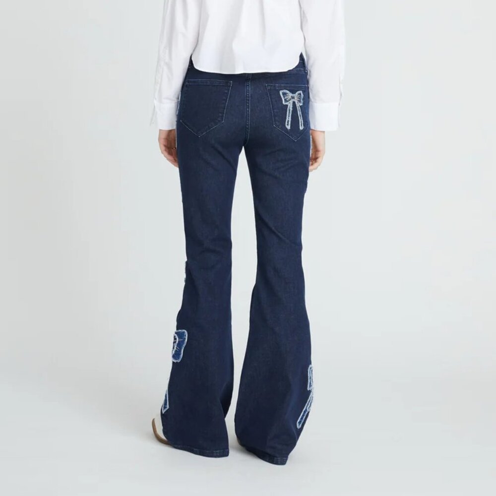 NEW DRIFTWOOD JEANS Farrah Bow What Fun Jeans in denim for women 1225 8t4